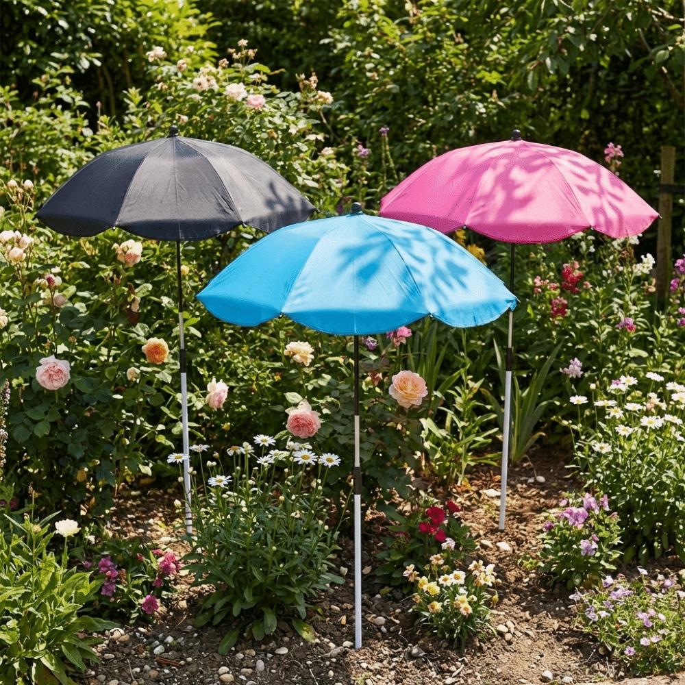 65cm Plants Shade Cover Adjustable Garden Umbrella Shade Outdoor Sunblock Cover Balcony