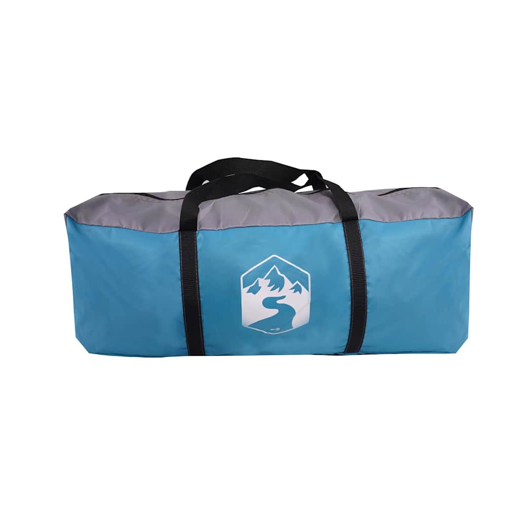 Dome Family Tent for 8 Persons Blue Waterproof