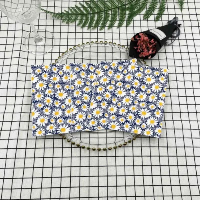Disposable Party Napkin Double Layer 20 Pieces/Pack Small Flower Pattern