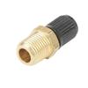 Заправочный клапан для ресивера компрессора 1/4 NPT 1/8 NPT, антикоррозийная латунь, клапан Шредера (M) Автомобильный ниппель для накачивания шин