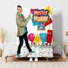 1pc Blanket - Mister Maker Print Design, Lightweight Blanket for Sofa, Bed- Soft &Warm, Gift for All Seasons