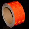 5cm*5m Orange Reflective Adhesive Tape High Visibility PET Micro Prismatic Waterproof Strips Conspicuity Safety Warning Sticker