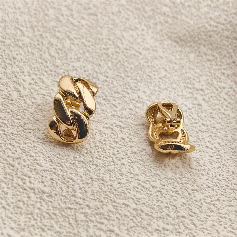 Нет проколов ушей Цепочки для ушей Серьги-петли Клипсы для ушей Простые серьги