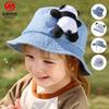 Детская шляпа от солнца для малышей защита от УФ лучей дышащая шляпа от солнца мужская с широкими полями детская ковбойская шляпа шляпа от солнца женская