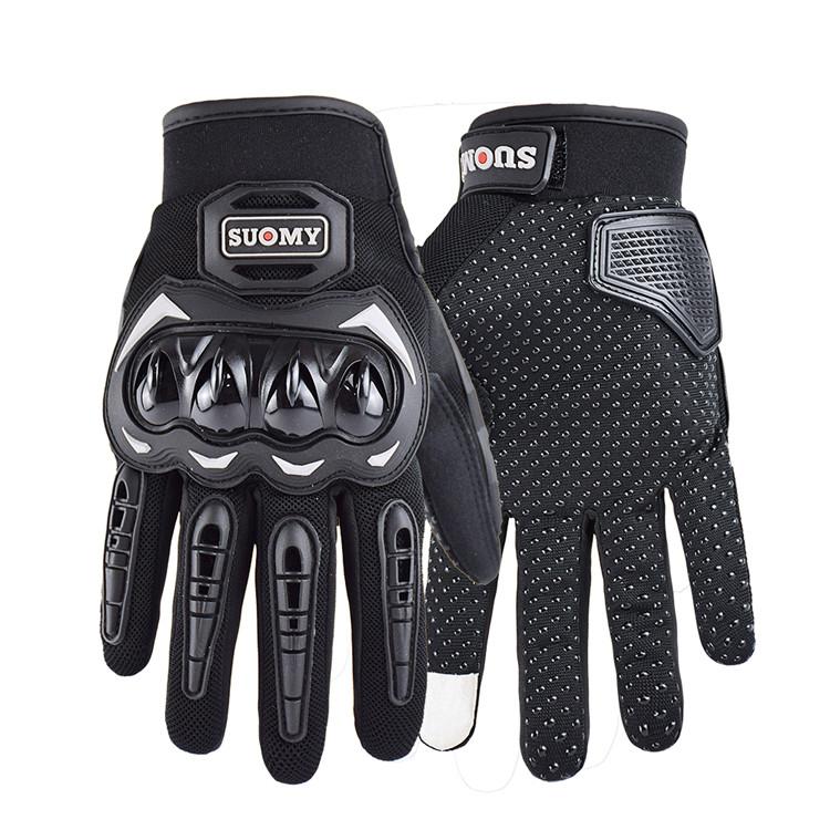 Summer Breathable Polyester Motorcycle Gloves Non-slip Wear-resistant Motocross Racing Gloves Touch Screen Moto Biker Gloves