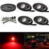 Авто 9 Вт монохромный шасси свет красный светодиодный автомобиль мотоцикл Wrangler колесо бровь автомобиль нижняя часть салона атмосфера свет