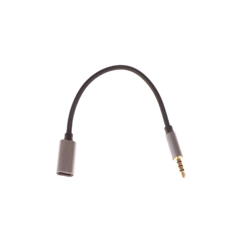 1 шт. Аксессуары для телефона, планшета, ПК с кабелем-переходником с порта USB C, наушник, микрофон, 3,5 мм штекер на Type-C, аудиоадаптер AUX