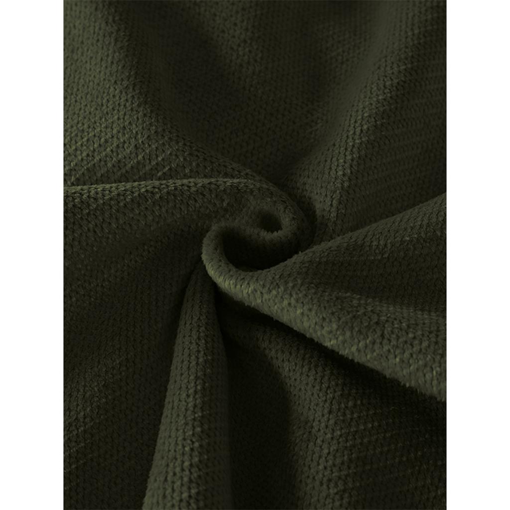 Men'S Winter Zipper Hooded Fleece Sweatshirt With Patch Pocket Casual Jacket