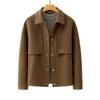 The New Korean Version of Solid Color Woolen Casual Fashion Men's Short Jacket Jacket Is Trendy