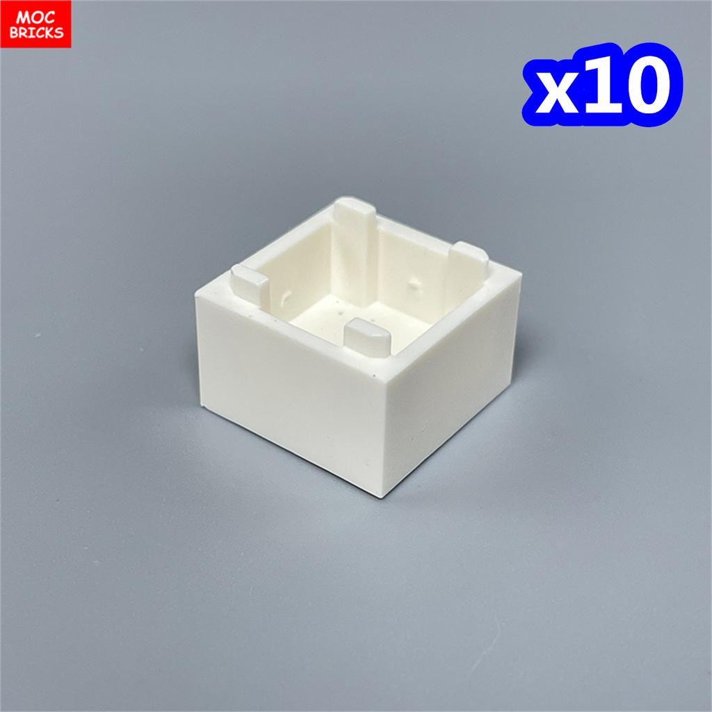 Серия контейнеров MOC Bricks Коробка для демонстрации Ведро Таз Горшок Упаковка Корзина Аксессуары Собранные Строительные Блоки Игрушки Подарок для Детей