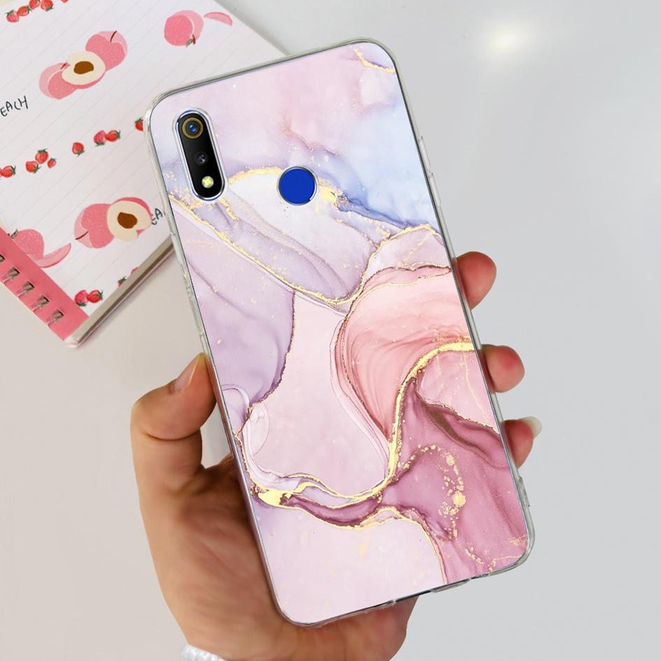 Realme 3 Case For Realme 3 Pro Cover Popular Butterfly Soft Clear Silicone Protective Fundas For Realme 3i Realme3 i 3Pro Bumper
