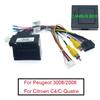 16-контактный жгут проводов Android-стерео с Canbus для Peugeot 307 408 Citroen C4 C5