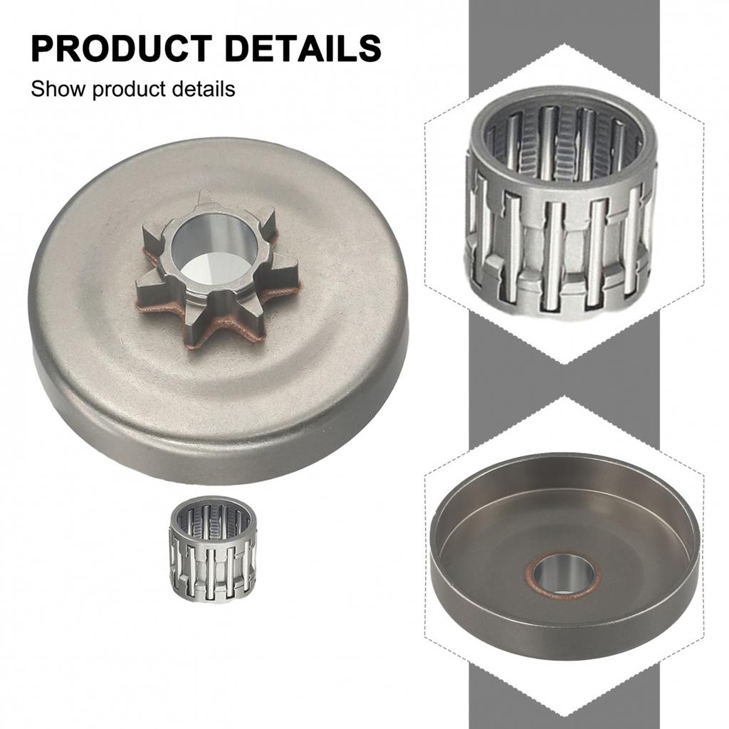 7T Крышка сцепления Барабан Звездочка цепи Для 340 С игольчатым роликовым подшипником
