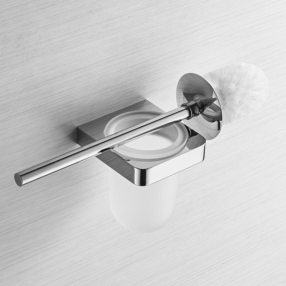 Metal Bathroom Series European Modern Towel Ring Toilet Paper Holder Cup Holder Robe Hook Bathroom Hardware FM-5700