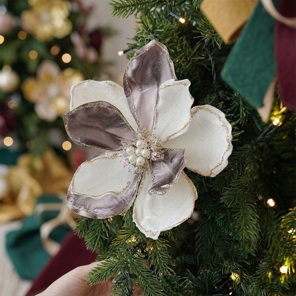 Realistic Artificial Christmas Poinsettia Handmade Holiday Xmas Flower Decor  Christmas Party