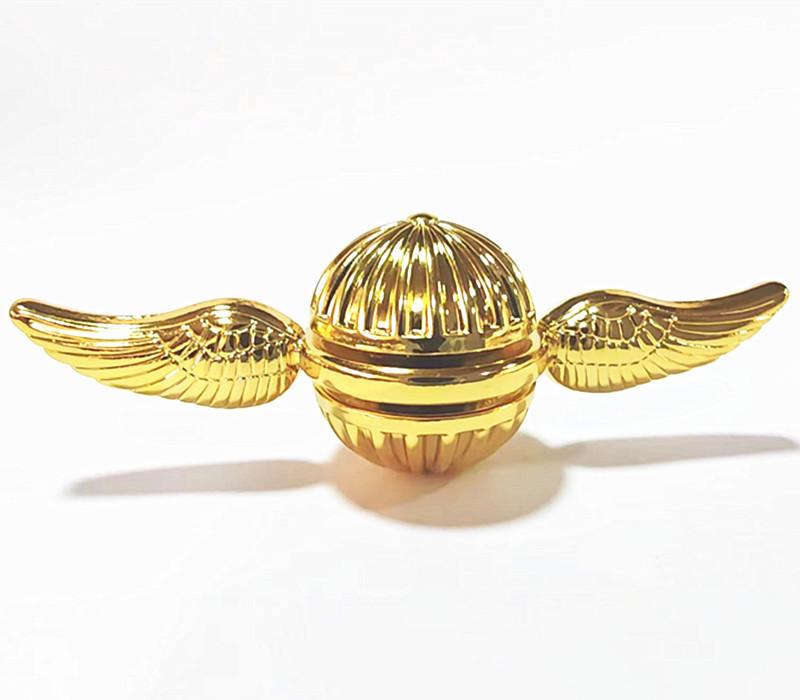 New Fidget Spinner Colorful Metal Alloy Mute Bearing Wing Aircraft Hand Spinner Fingertip Spinning Gyroscope Stress Relief Toys