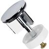 Stopper Sprung Plug Chrome Finish 38mm for Kitchen & BathroomBag Multi Modern Round Pop-Up Push Drain