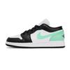 Jordan Air Jordan 1 Износостойкие Низкие Винтажные Баскетбольные Кроссовки Мужские Черно-Бело-Серые 553558-131(Команда85-)