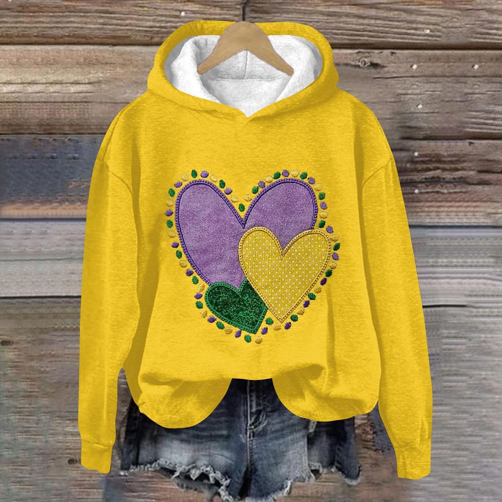 Женская модная повседневная толстовка с длинными рукавами и капюшоном с карнавальным принтом, толстовка с длинными рукавами и капюшоном