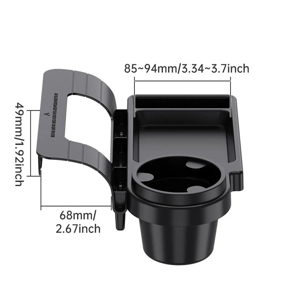 Car Cup Stand Phone Holder Mount Tray Side Door Window Storage Barrel Pocket Hanging Storage Rack with Auto Interior Accessories