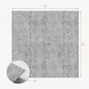 Set of vinyl floor tiles, concrete structure with drawings, 9x30x30 cm