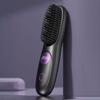 Cordless Hair Straightener Brush 3 Temperature Adjustable LED Display Mini Hair Straightening Comb USB Rechargeable Fast Heating Electric Hot Brush