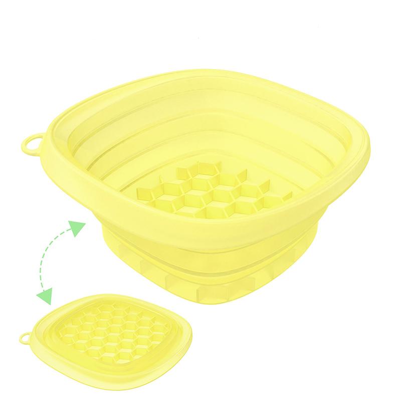 Складная миска для ледяных процедур для лица для дома и путешествий – Многофункциональный инструмент для ухода за кожей для погружения лица в лед и проведения процедур с ледяной водой