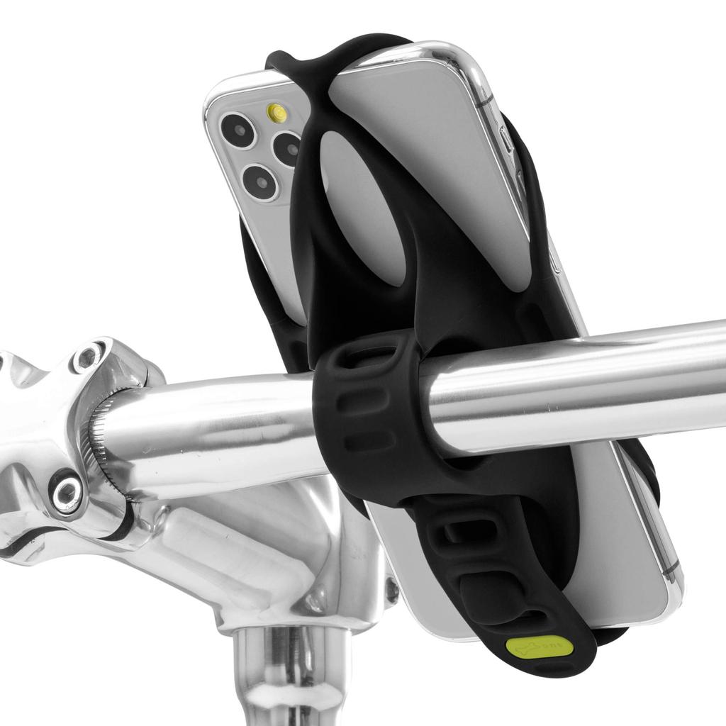 Bone Bike Tie 4 Bicycle Phone Smartphone Bicycle Road Bike Phone Phone Vibration Easy Handlebar Vertical Compatible with iPhone 15 15 15 Pro Black