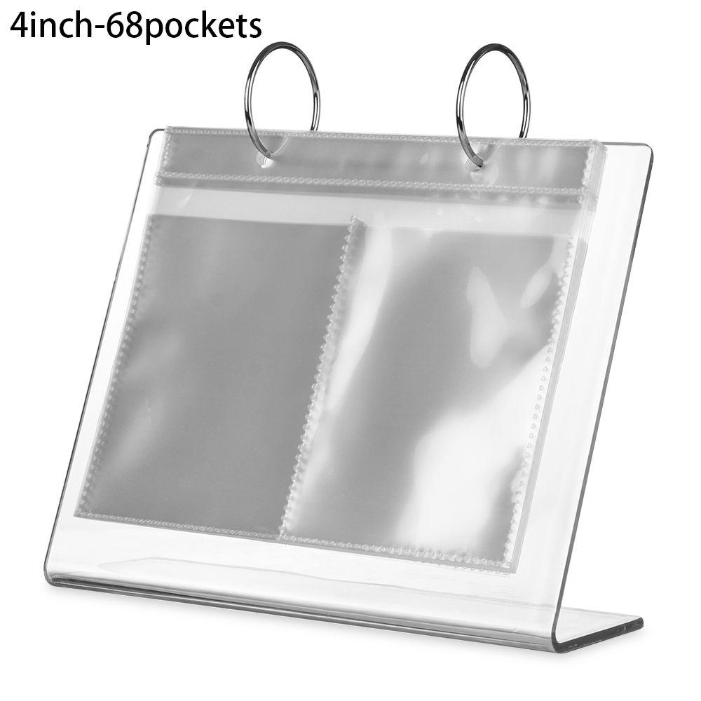 Multi-functional Organizer Storage Card Booklet Acrylic Photo Frame Picture Case Photo Album