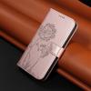 Leather Wallet Flip Case For OPPO A57S A77 A15 A15S A16 A16S A54S A17 A96 4G 5G Dandelion Embossed Design, Card Slots, Wrist Strap