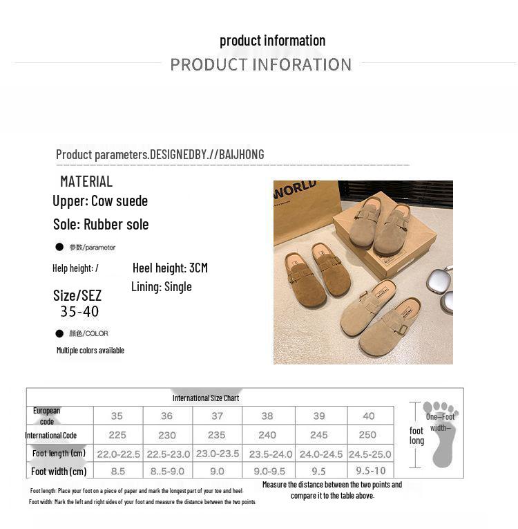 Женские флисовые полутапочки 2024: Закрытые плоские сандалии в стиле Birkenstock, идеально подходят для беременных женщин и для ношения на улице