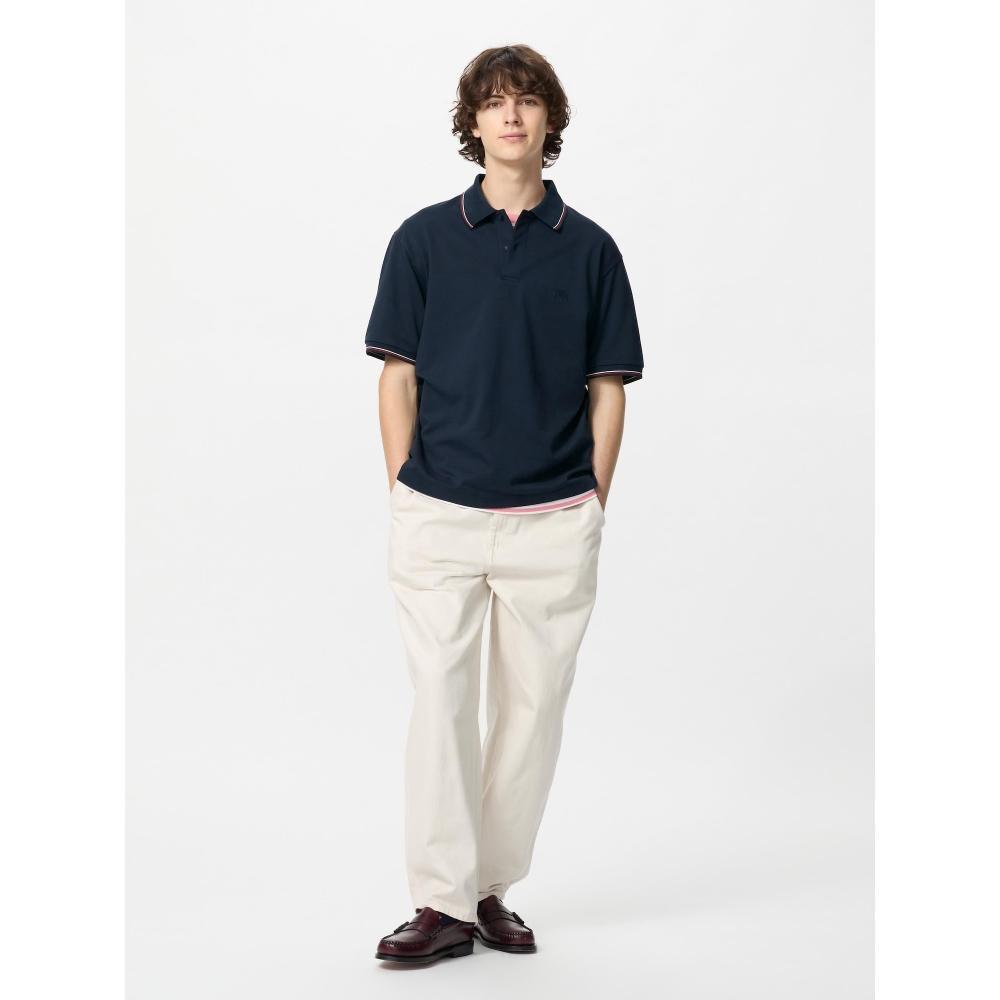 Uniqlo Dry Pique Polo Shirt  Tipping 