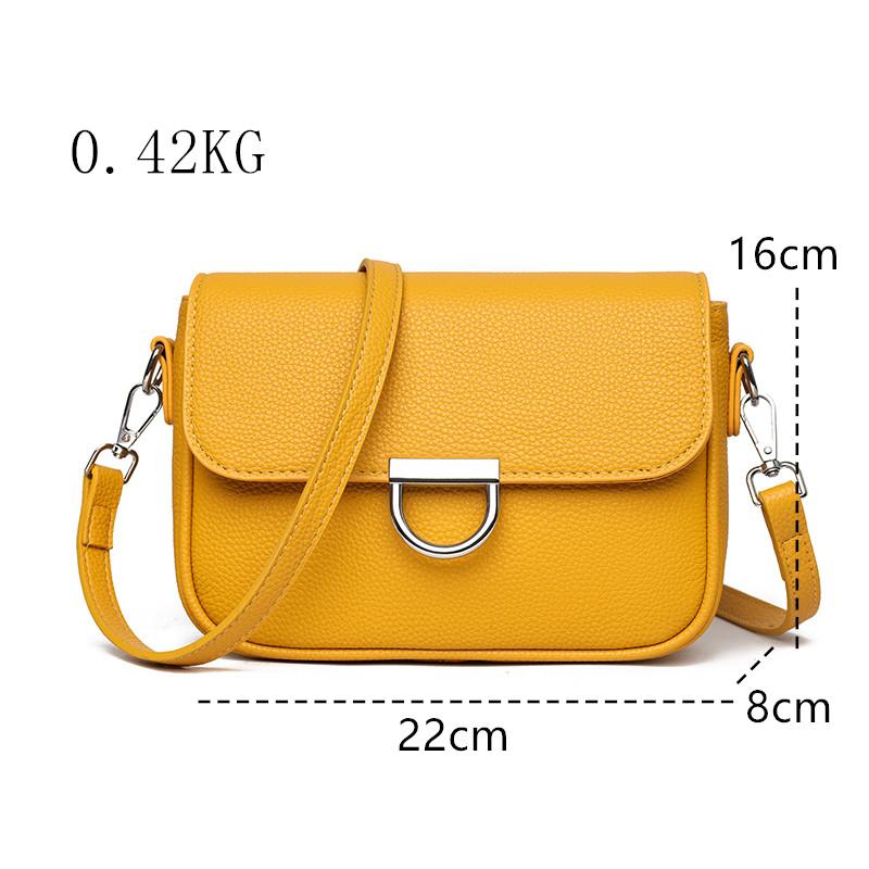100% Genuine Leather Handbag  Fashion Solid Color Female Shoulder Crossbody Bag Women bags Designer Cowhide Ladies Tote Bags
