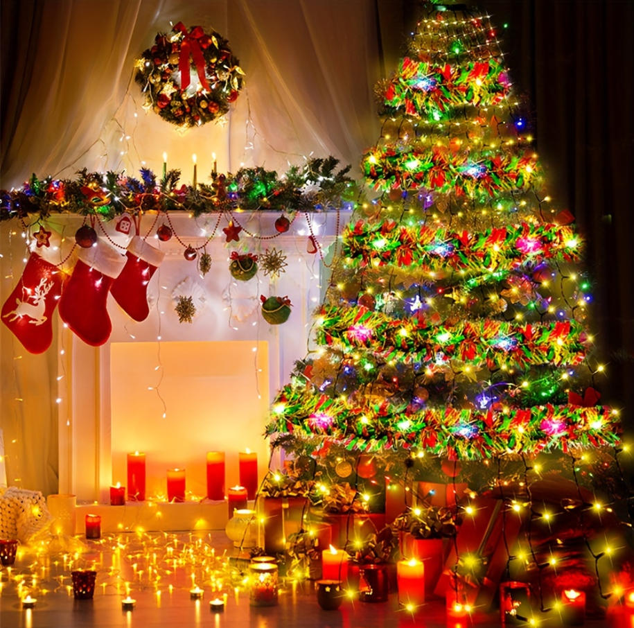 USB Светодиодная гирлянда с пультом управления, Водонепроницаемая гирлянда из медной проволоки, 8 режимов для Рождества, Свадьбы, Вечеринки, Домашнего декора