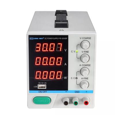 LONG WEI PS-3010DF 110 В/220 В 30 В 10 А Регулируемый светодиодный цифровой дисплей с переключением источника питания постоянного тока