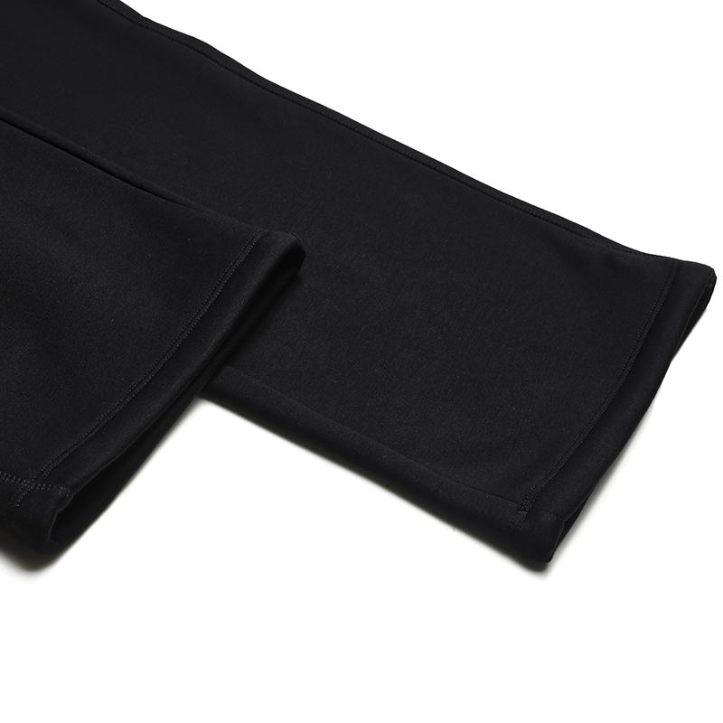 Fila Оригинальные женские флисовые брюки на кулиске, модные, простые, теплые, грязеотталкивающие, свободные, прямые, повседневные брюки, женские брюки F51W549602FBK