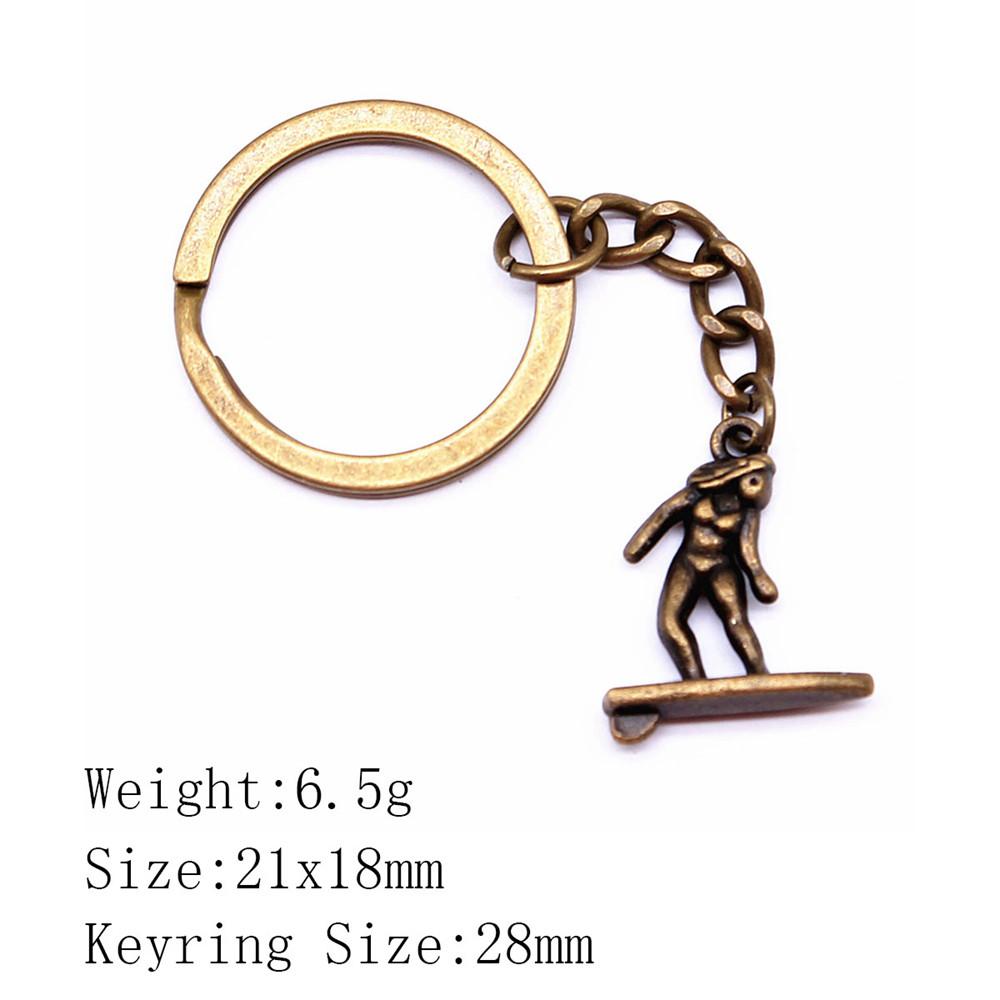 Новый год Женский брелок Йога Спортивный брелок Дешевые вещи Цепь Мужчина