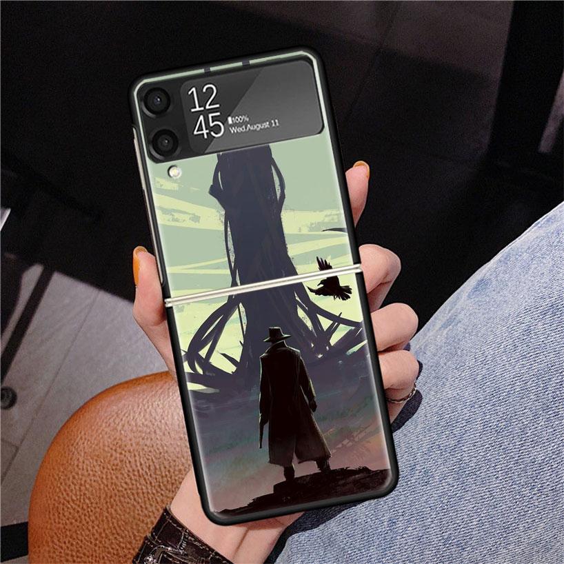 Stephen King The Dark Tower Phone Case For Samsung Z Flip 7 6 5 4 3 Galaxy ZFlip7 ZFlip6 ZFlip5 ZFlip4 ZFlip3 5G Print Cover