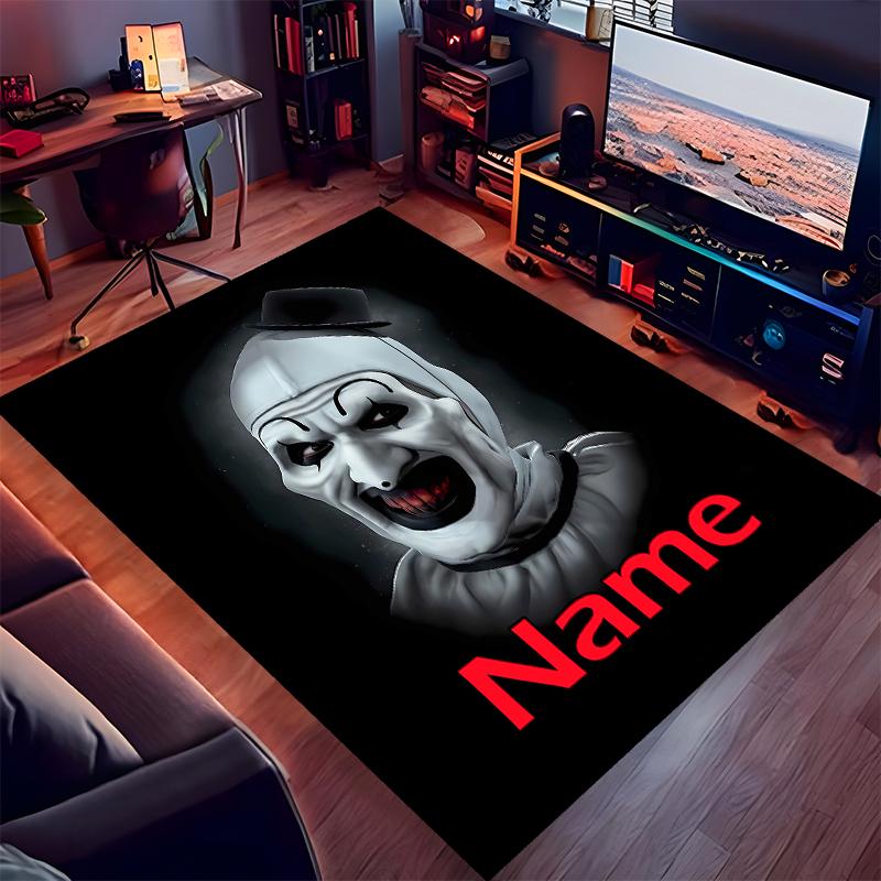Custom personalization Terrifier Print Area Rug - Soft, Washable Non-Slip Indoor Mat,Living Room,Home&Office Decorative Rug