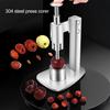 Fruit Core Separator Manual Jujube Pitter Cherry Olive Corer Remover Stainless Steel Kitchen Fruit Preparation Tool
