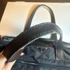 Used PRADA Men's 2-Way Business Bag Black
