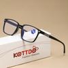 New Fashion Anti Blue Light Reading Glasses for Men and Women Classic Ultra Light Plastic Hd Computer Glasses Transparent Glasses