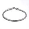 Stainless Steel Round Snake Chain, Titanium Steel Soft Snake Bone Chain, Versatile Chain For Men'S And Women'S Jewelry