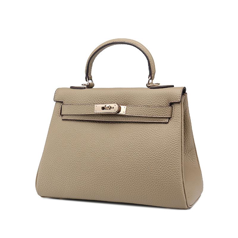 Womens Handbag Cowhide Top Layer Leather Fashion Bag Real Leather Handbag High-end Sense Versatile Womens Bag Single Leather Decoration Bag