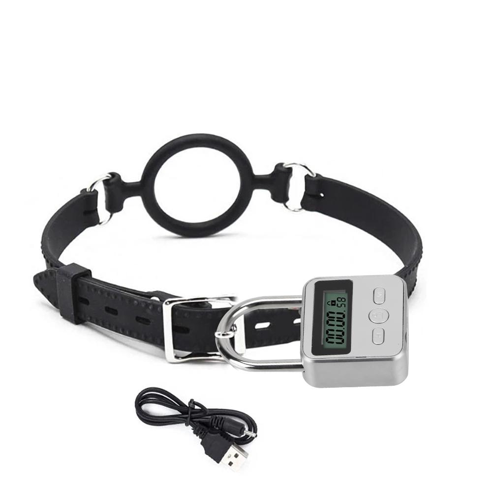 Электронный таймер для игр для взрослых, эротический таймер для бондажа, секс-игрушки, фетиш-ограничения, цифровой замок времени для пар, аксессуары