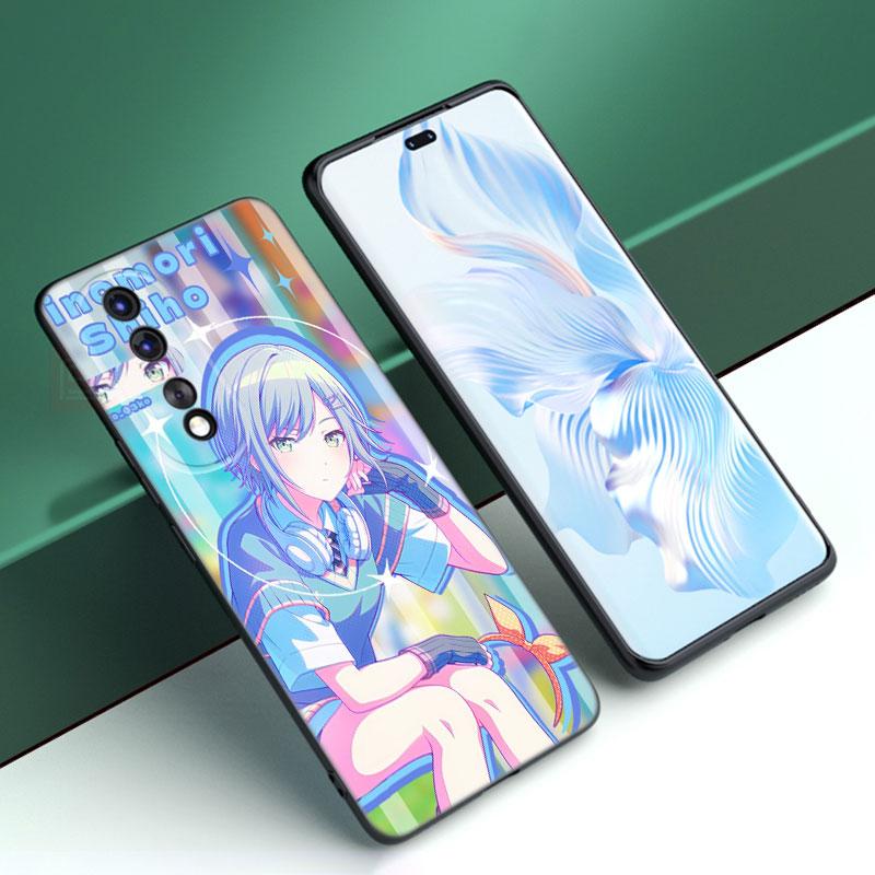 Game Project Sekai Black Phone Case For Huawei Honor 70 90 Lite X40 GT X50 I X5 Plus X6A X6S X7A X8A X8B X6 X7 X8 X9 4G X9A X9B