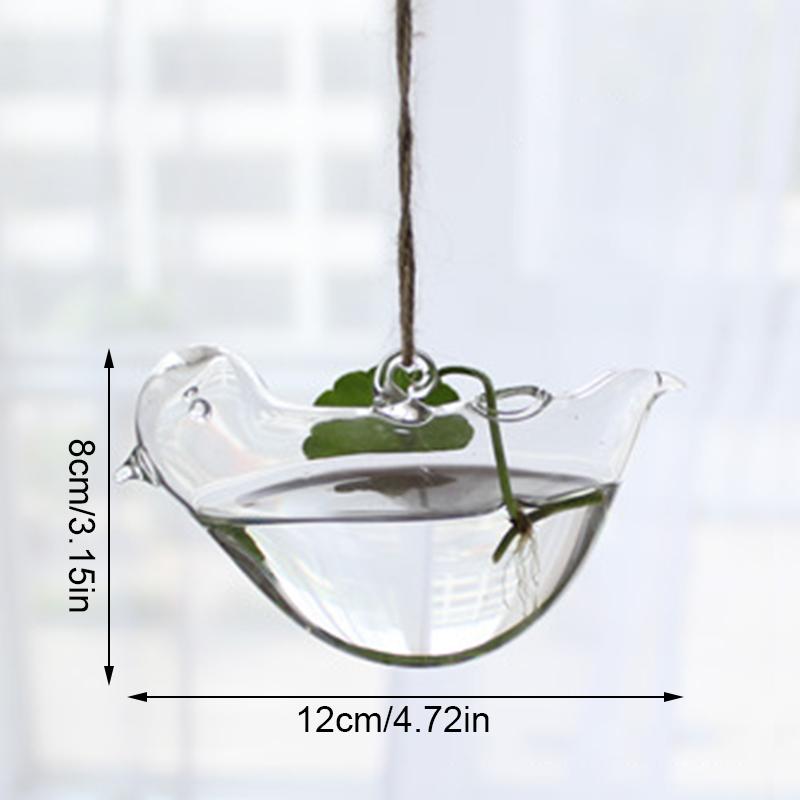 1 шт. прозрачные вазы для гидропоники, террариумный контейнер, подвесная стеклянная ваза, цветочный горшок