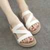 Ladies New Cotton Slippers Beach Shoes Fashion Outer Wear Casual All-match Student Sandals and Slippers Slippers