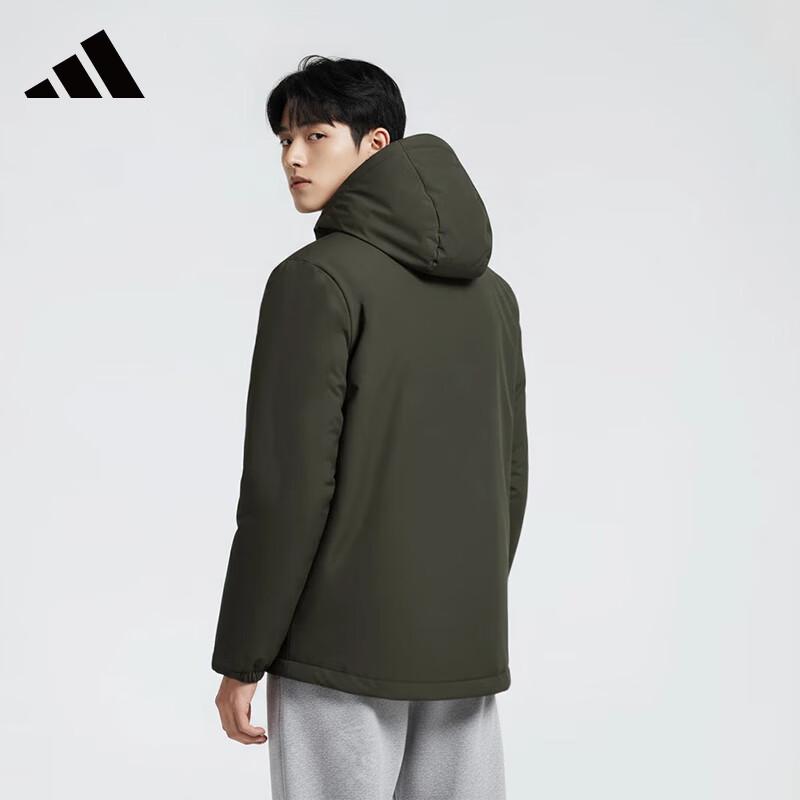 adidas Мужская зимняя уличная пуховая куртка с капюшоном