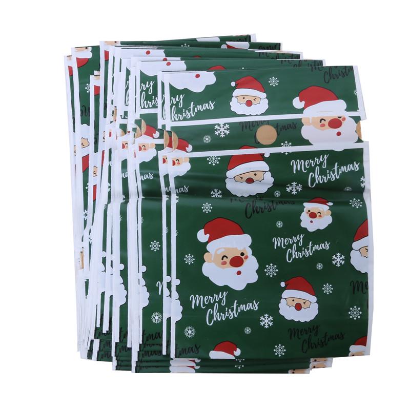 50 шт. рождественские конфетные пакеты для сладостей милые подарочные пакеты со шнурком для подарков на свадьбу